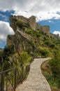 The Roccascalegna castle is located in the town of the same name, in the province of Chieti